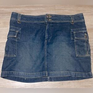 Ladies denim mini